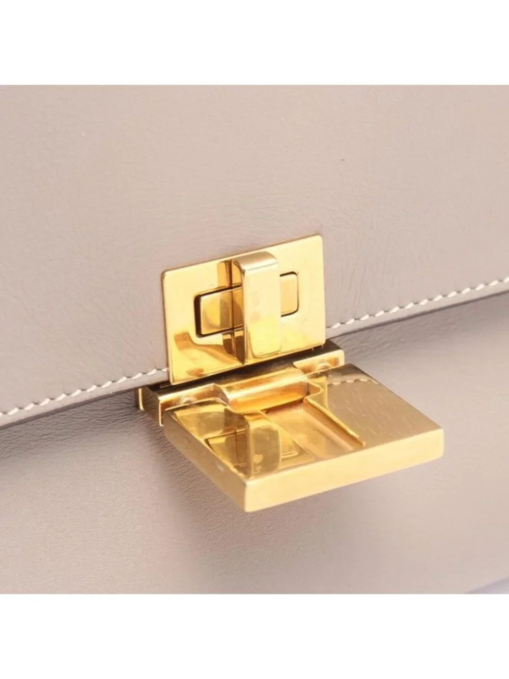 Celine Handbag Trapeze Grey Leather - Picture 11 of 15